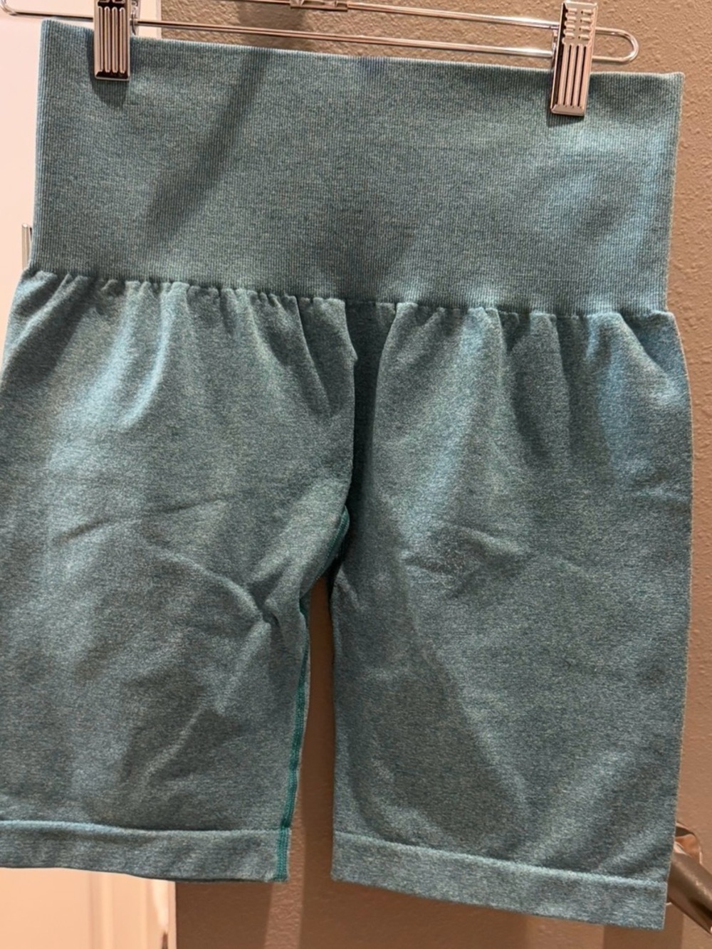 NVGTN Teal High-Waist Athletic Bike Shorts